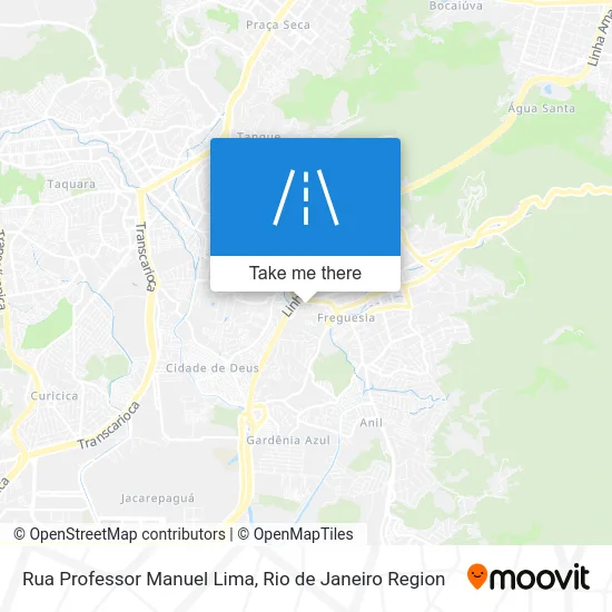 Rua Professor Manuel Lima map