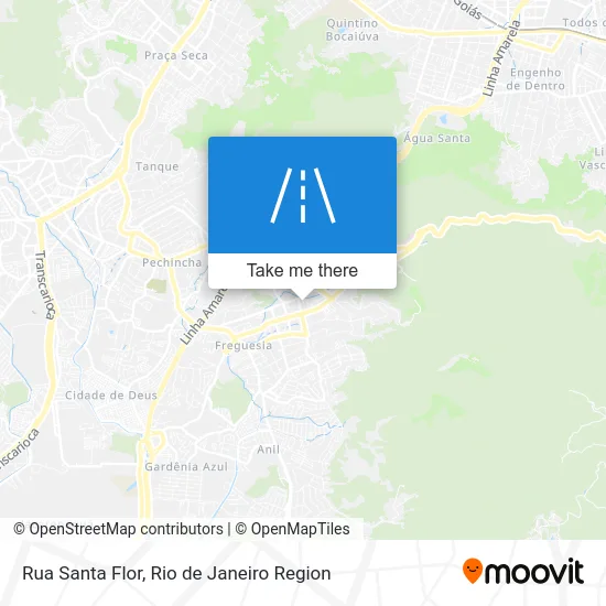 Rua Santa Flor map