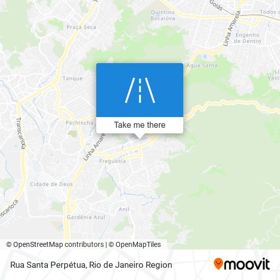 Mapa Rua Santa Perpétua