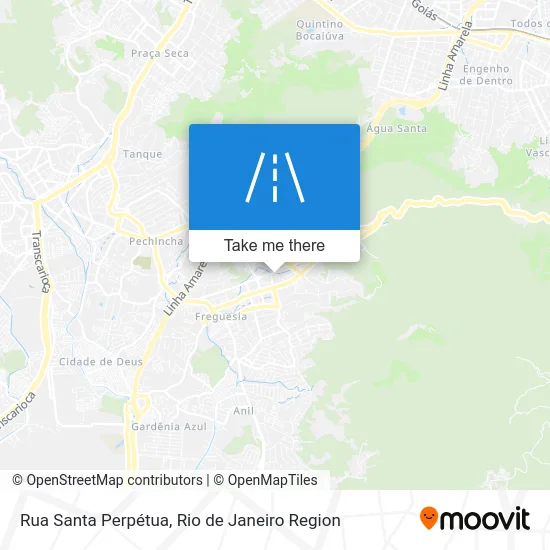 Rua Santa Perpétua map