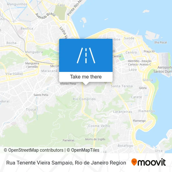 Rua Tenente Vieira Sampaio map