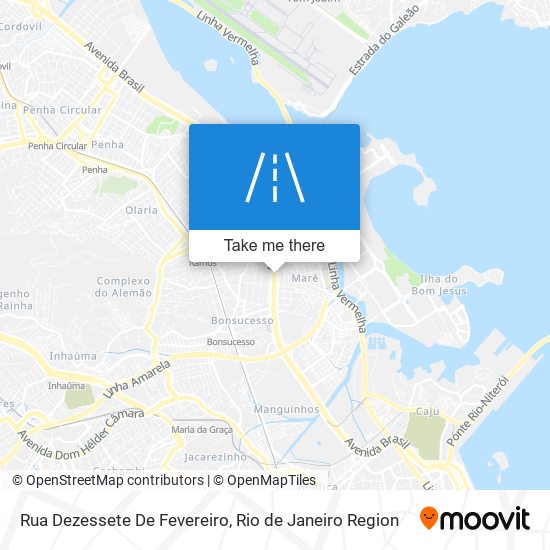 Rua Dezessete De Fevereiro map