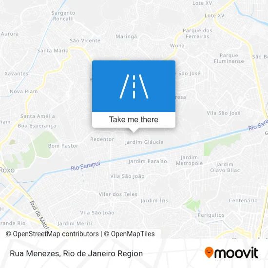 Rua Menezes map