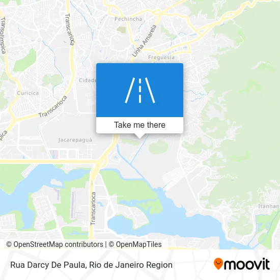 Rua Darcy De Paula map