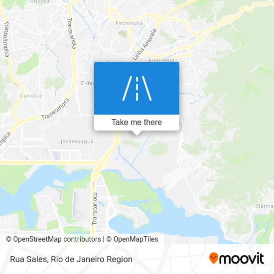 Rua Sales map
