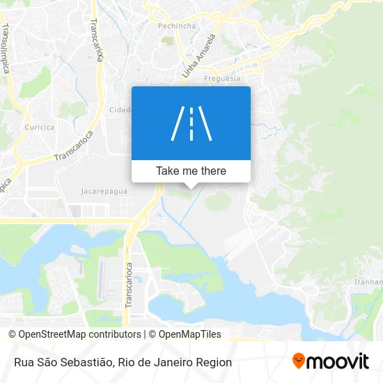 Rua São Sebastião map