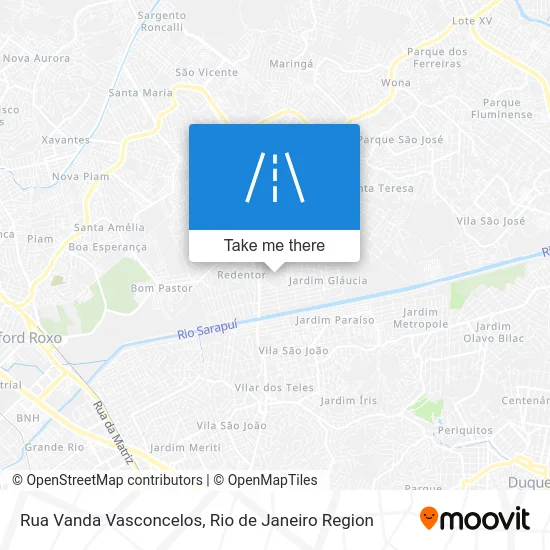 Rua Vanda Vasconcelos map