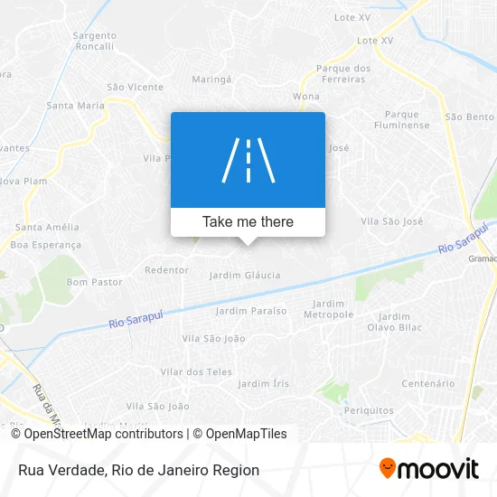 Rua Verdade map