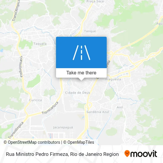 Rua Ministro Pedro Firmeza map