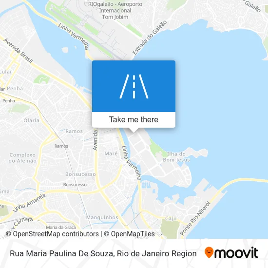 Rua Maria Paulina De Souza map
