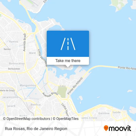 Rua Rosas map