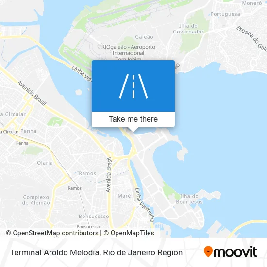 Terminal Aroldo Melodia map