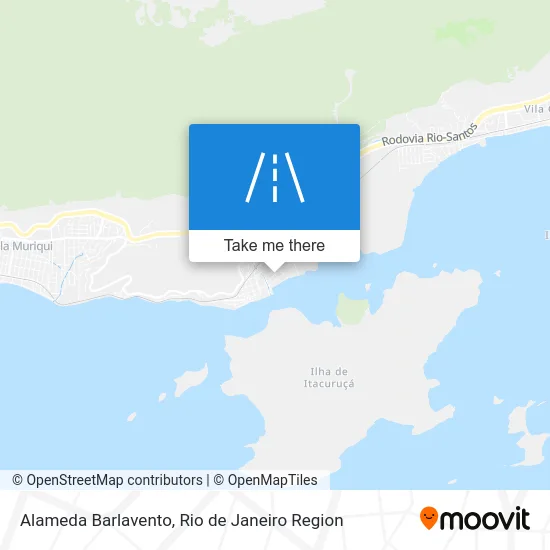 Alameda Barlavento map