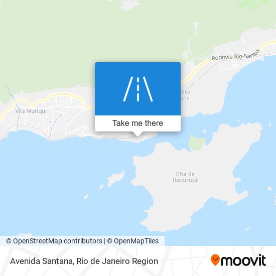 Avenida Santana map