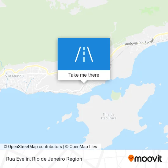 Rua Evelin map