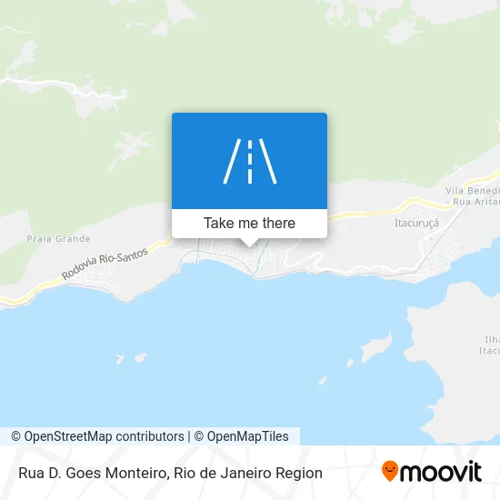 Rua D. Goes Monteiro map