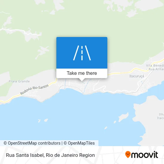 Rua Santa Isabel map