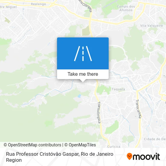 Rua Professor Cristóvão Gaspar map