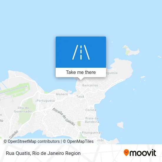 Rua Quatis map