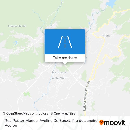 Rua Pastor Manuel Avelino De Souza map
