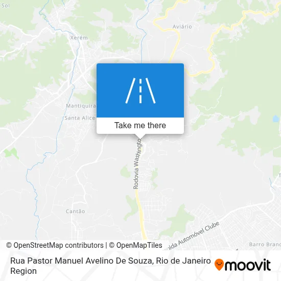 Rua Pastor Manuel Avelino De Souza map