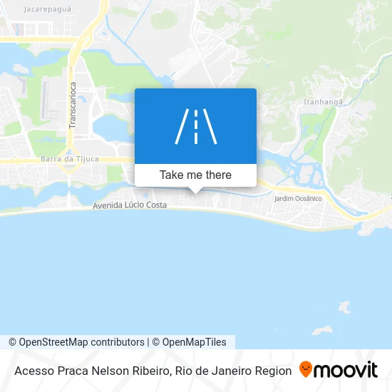 Acesso Praca Nelson Ribeiro map