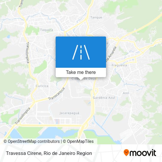 Travessa Cirene map