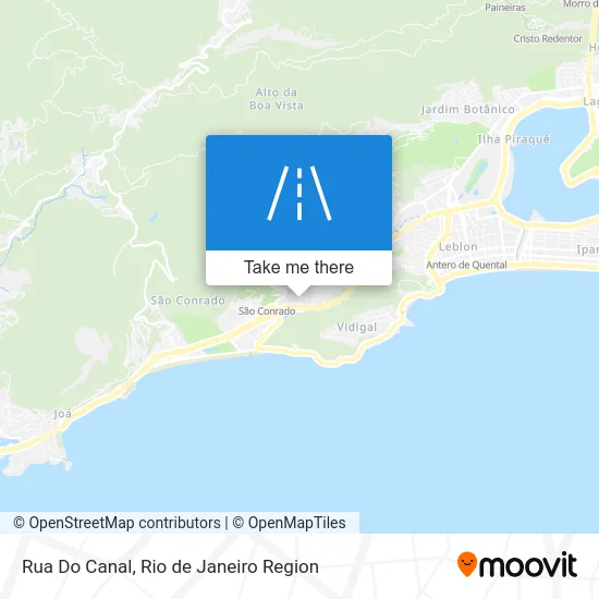 Rua Do Canal map