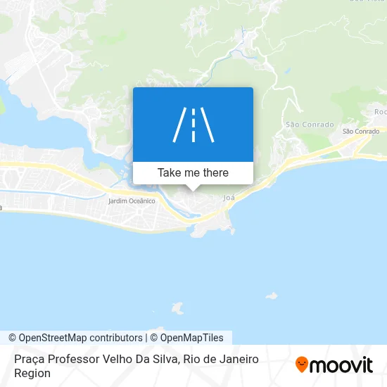 Praça Professor Velho Da Silva map