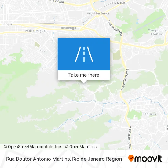 Rua Doutor Antonio Martins map