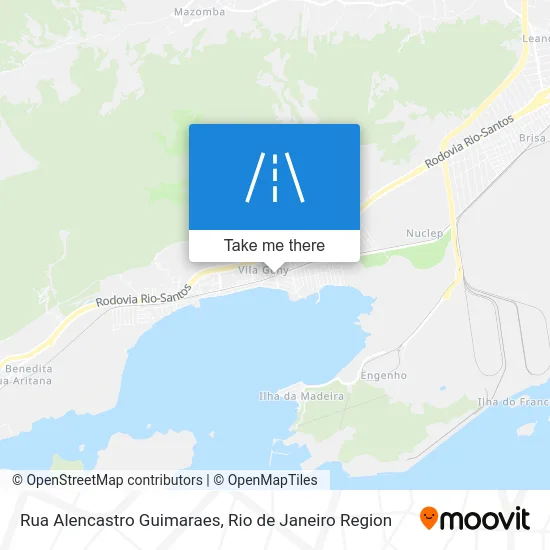 Rua Alencastro Guimaraes map