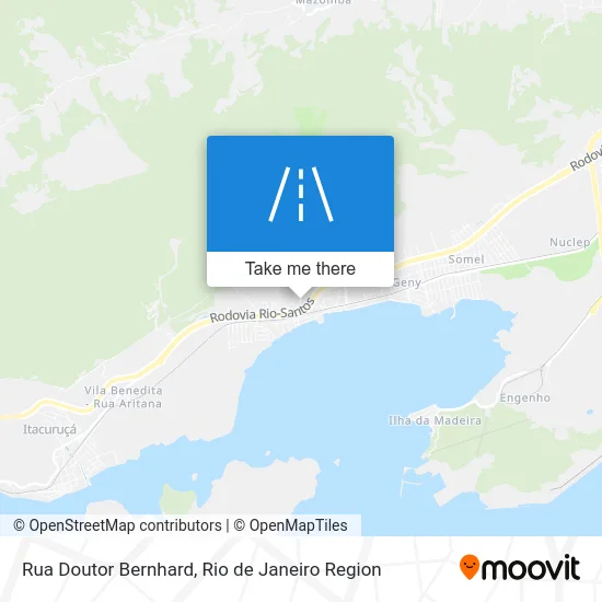 Rua Doutor Bernhard map