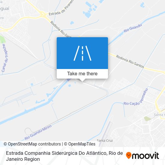Estrada Companhia Siderúrgica Do Atlântico map