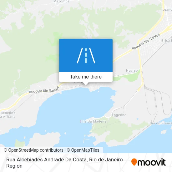 Rua Alcebiades Andrade Da Costa map