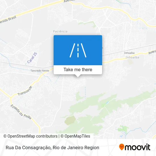 Rua Da Consagração map