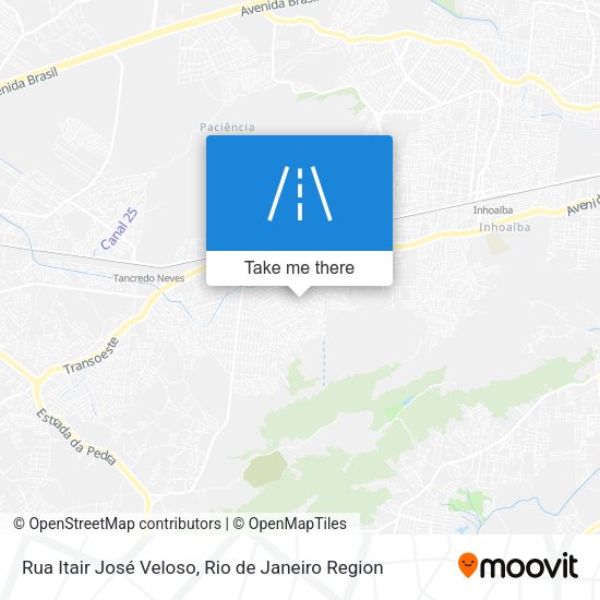 Rua Itair José Veloso map