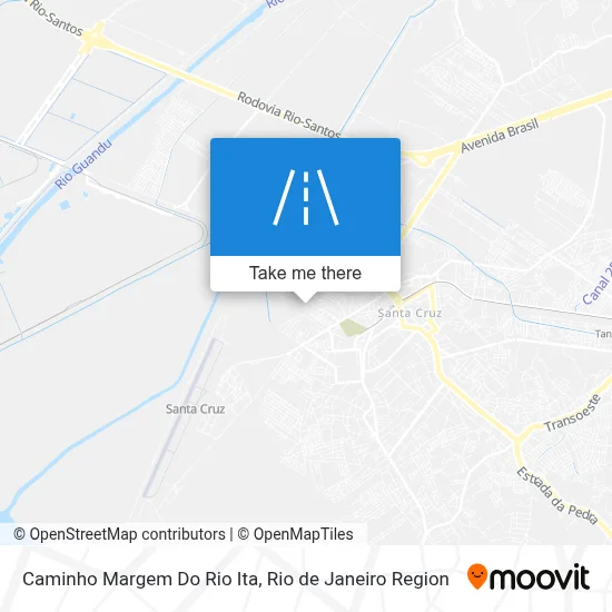 Caminho Margem Do Rio Ita map