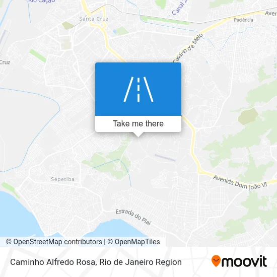 Caminho Alfredo Rosa map