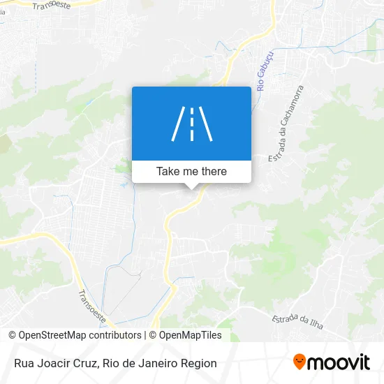Rua Joacir Cruz map