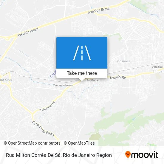 Rua Milton Corrêa De Sá map