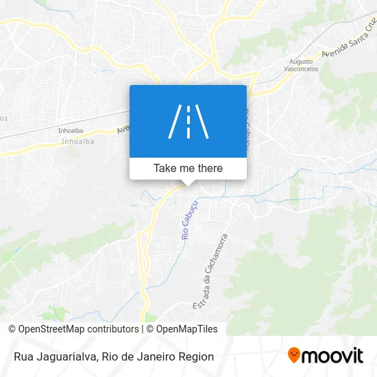 Rua Jaguarialva map