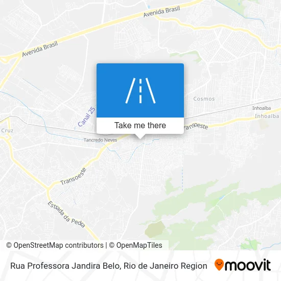 Rua Professora Jandira Belo map