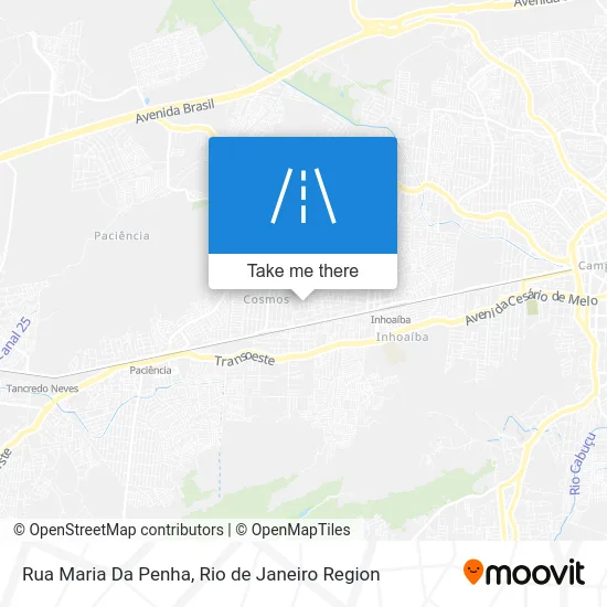 Rua Maria Da Penha map