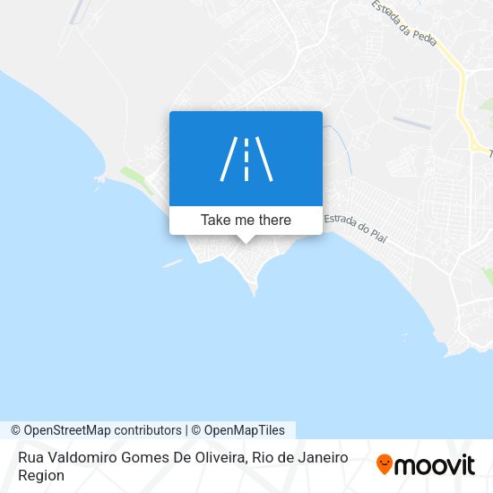 Rua Valdomiro Gomes De Oliveira map