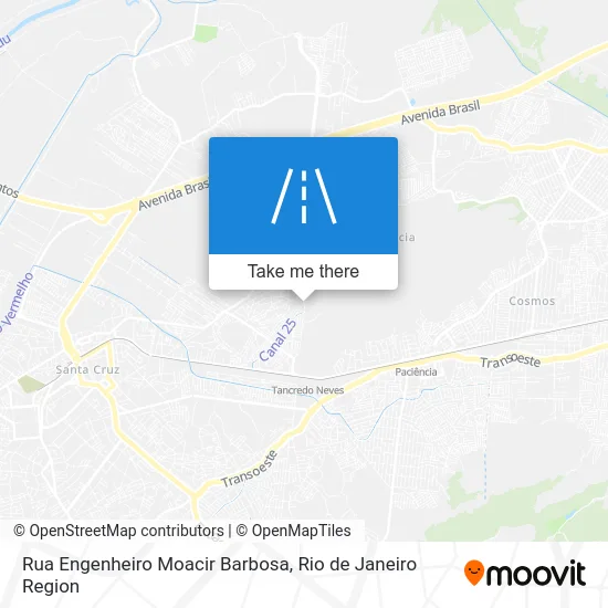 Rua Engenheiro Moacir Barbosa map