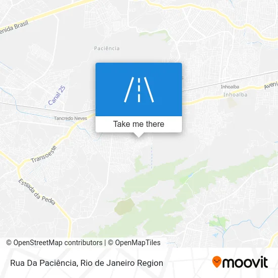 Rua Da Paciência map