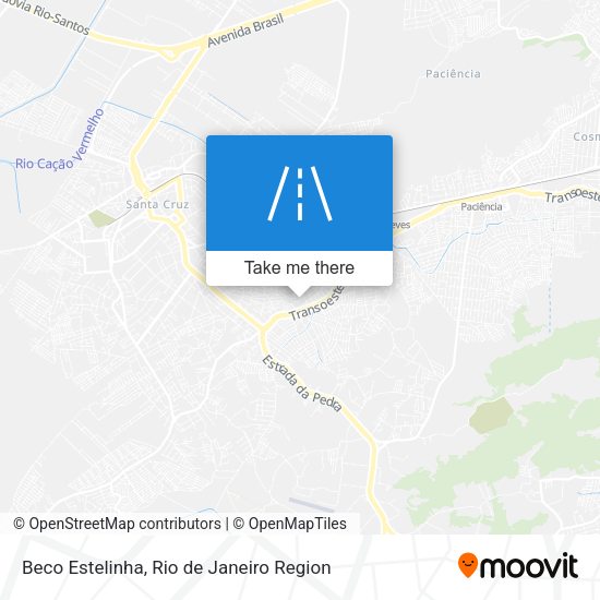 Beco Estelinha map