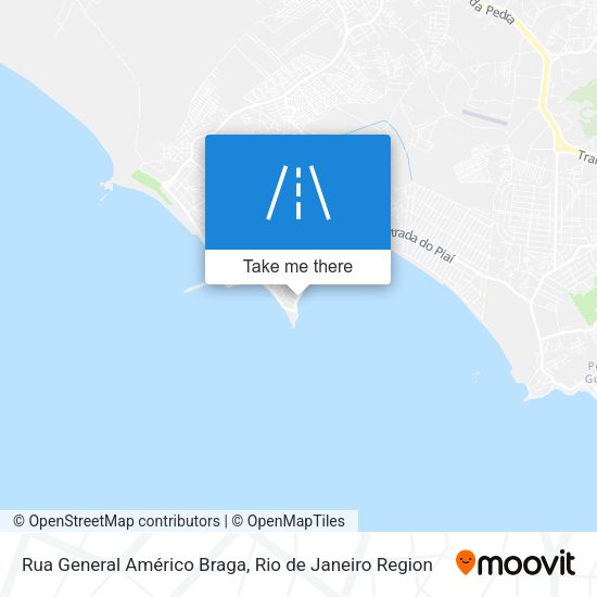 Rua General Américo Braga map