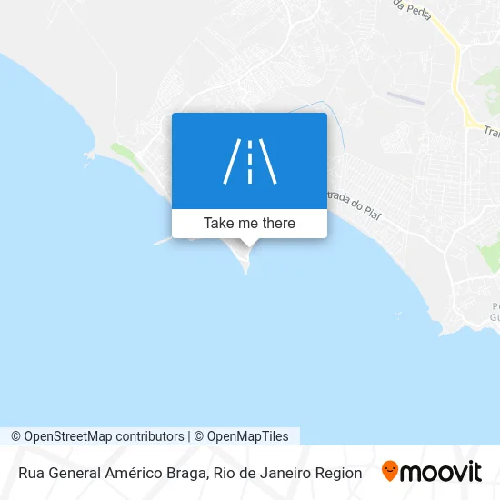 Rua General Américo Braga map