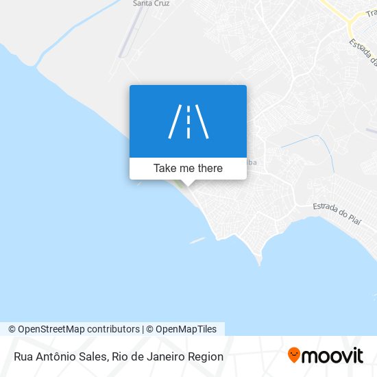 Rua Antônio Sales map